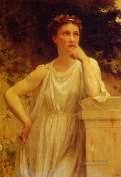 Guillaume Seignac Painting - A Wistful Moment Guillaume Seignac